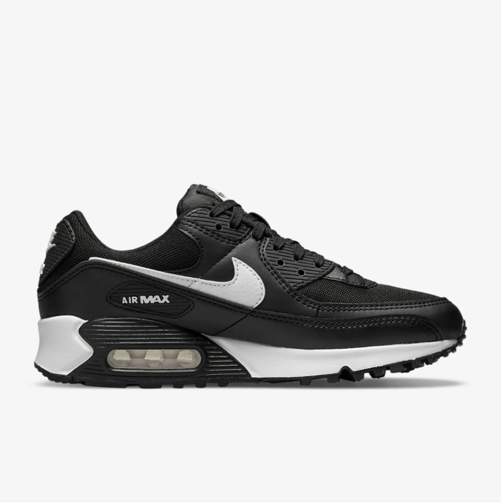 Nike Air Max 90 Womens Sneakers Shoes Customized with Crystals Black - Picture 6 of 6